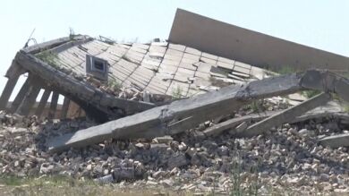 Destruida en Tikrit la tumba de Sadam Husein por los combates