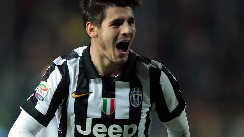 &Aacute;lvaro Morata celebra su gol