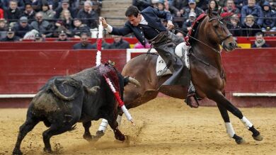 La lluvia obliga a suspender los rejones en San Sebastián de los Reyes