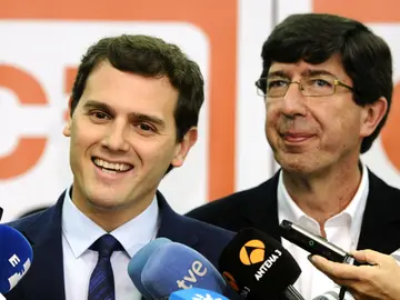 Albert Rivera con Juan Marín Albert Rivera con Juan Marín