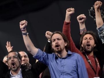 Pablo Iglesias en el cierre de campaña