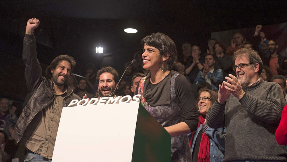 Teresa Rodríguez, secretaria general de Podemos Andalucía