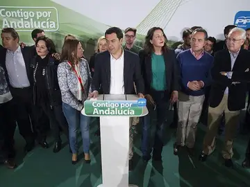 El presidente del PP andaluz, Juanma Moreno El presidente del PP andaluz, Juanma Moreno