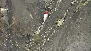 Zona del accidente del avión de Germanwings Zona del accidente del avión de Germanwings