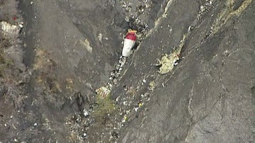 Zona del accidente del avión de Germanwings