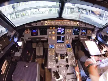 Cabina del Airbus A320 siniestrado en los Alpes franceses Cabina del Airbus A320 siniestrado en los Alpes franceses