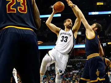 Marc Gasol, en acción ante Cleveland Marc Gasol, en acción ante Cleveland