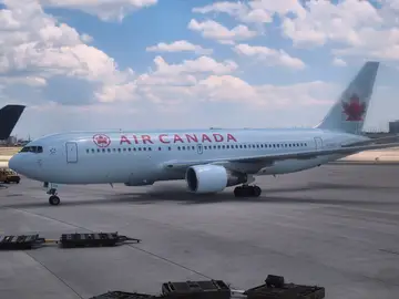 Avión de Air Canadá Avión de Air Canadá