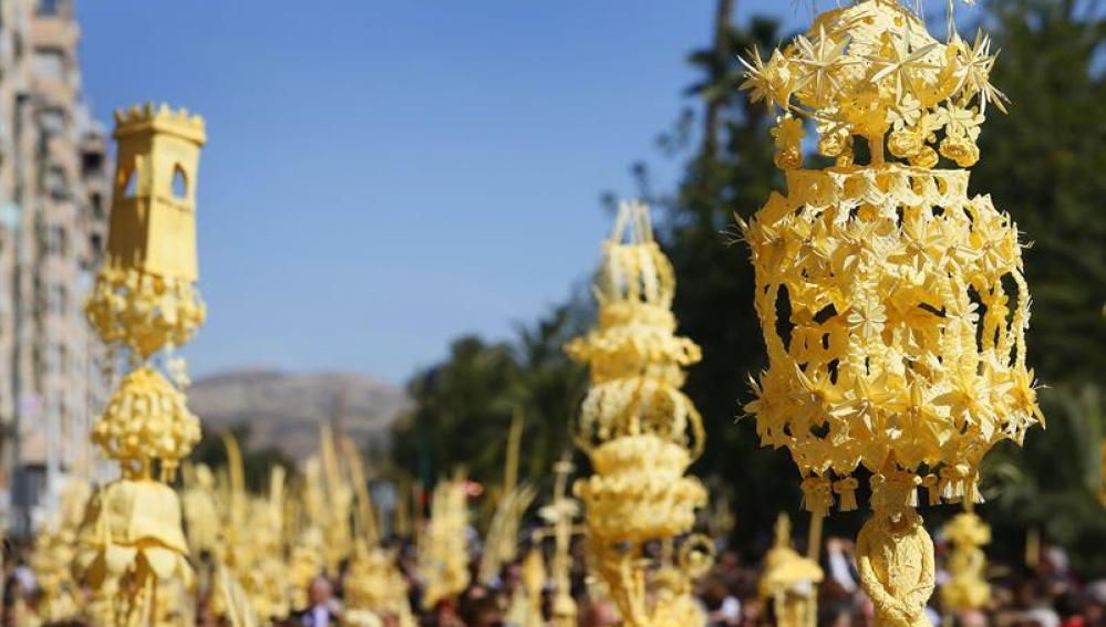 En Elche la Semana Santa arranca con la procesión de 'El Borriquito'