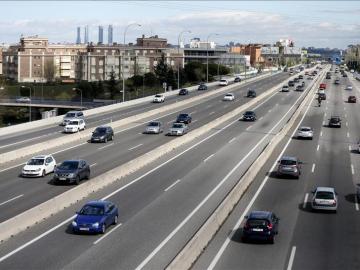 Carretera A-6 en dirección A- Coruña.