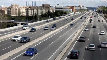 Carretera A-6 en dirección A- Coruña.