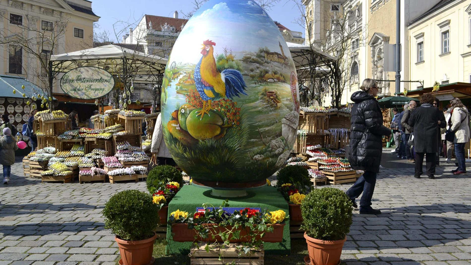 Huevo de pascua en Viena Huevo de pascua en Viena