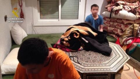 Imagen difundida por la Guardia Civil.