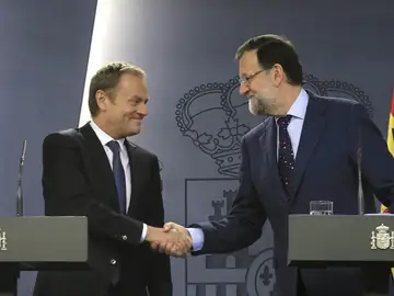 Mariano Rajoy y Tusk Mariano Rajoy y Tusk