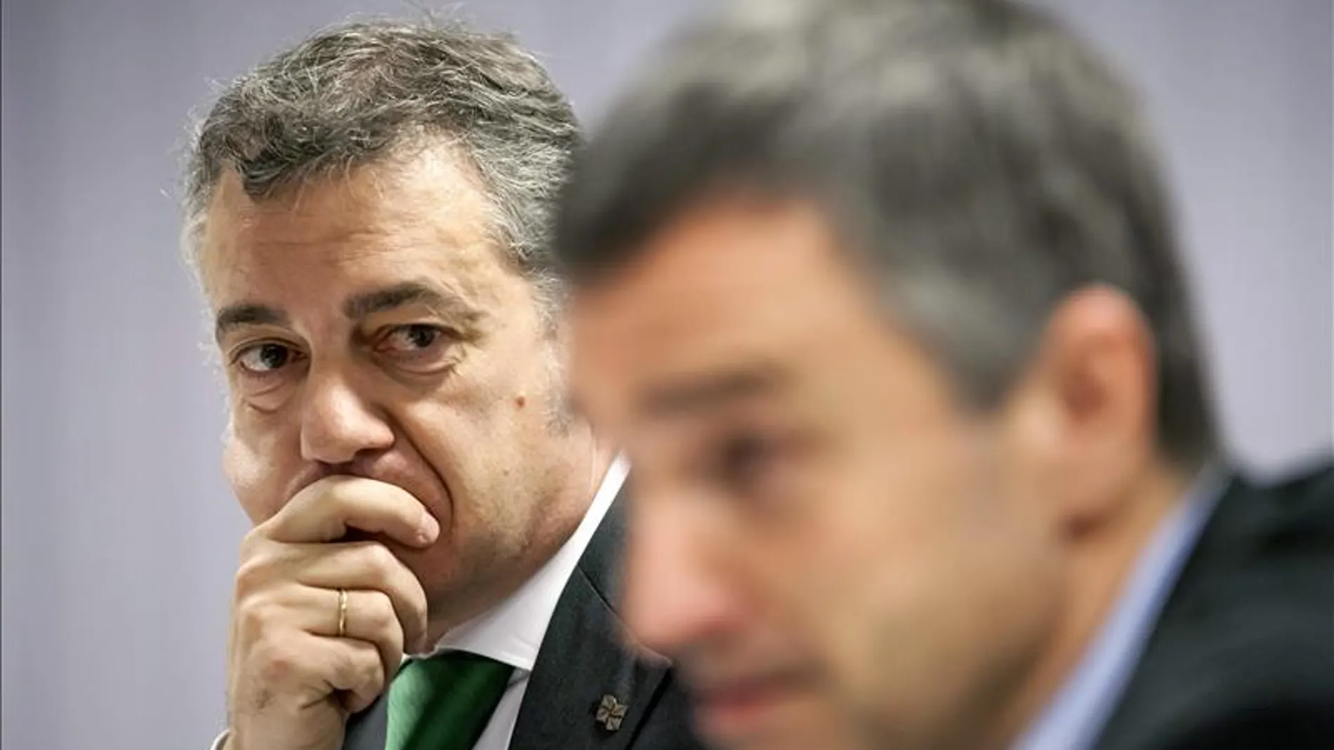 Íñigo Urkullu y Jonan Fernández. Íñigo Urkullu y Jonan Fernández.