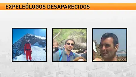 Los tres espeleólogos desaparecidos en Marruecos Los tres espeleólogos desaparecidos en Marruecos