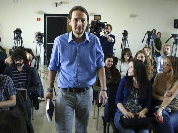 Pablo Iglesias en el Círculo de Bellas Artes de Madrid