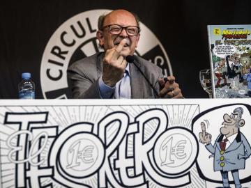 Francisco Ibáñez presenta su número 200 de Mortadelo y Filemón, 'El tesorero'