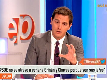 Albert Rivera, en una entrevista en Espejo Público