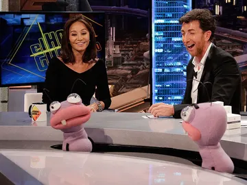 Isabel Preysler con Trancas y Barrancas en El Hormiguero 3.0 Isabel Preysler con Trancas y Barrancas en El Hormiguero 3.0