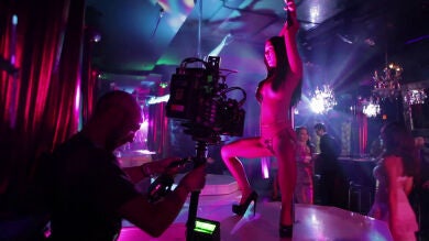 Recreando un local de striptease en China