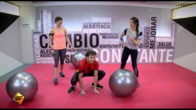 Clase de cardio y tono con el Fitball