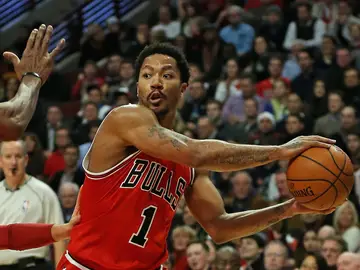Derrick Rose con los Chicago Bulls Derrick Rose con los Chicago Bulls