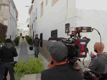 Grabando en el pueblo de Curro en 'Sin Identidad' Grabando en el pueblo de Curro en 'Sin Identidad'