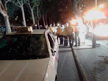 Imagen del atropello facilitada por Emergencias de Madrid