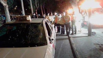 Imagen del atropello facilitada por Emergencias de Madrid