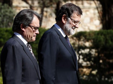 Mariano Rajoy y Artur Mas