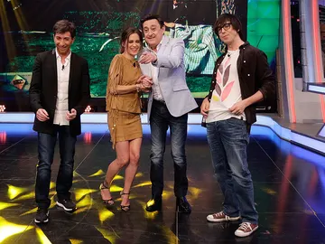 María León, Mariano Peña y Luis Piedrahita en El Hormiguero 3.0 María León, Mariano Peña y Luis Piedrahita en El Hormiguero 3.0