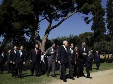 Rajoy conversa en Barcelona con el ministro de Exteriores marroquí Rajoy conversa en Barcelona con el ministro de Exteriores marroquí