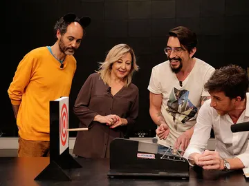 Iván Telefunken, Carmen Machi, Marron y Pablo Motos en El Hormiguero 3.0 Iván Telefunken, Carmen Machi, Marron y Pablo Motos en El Hormiguero 3.0