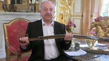 Janek Zylinsky con su espada