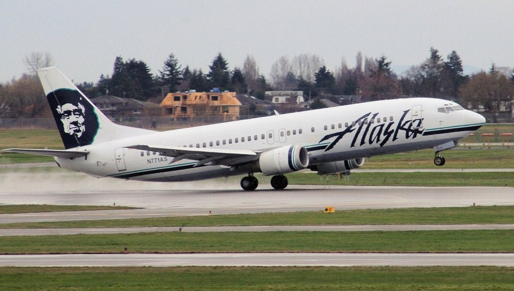 Avión de Alaska Airlines