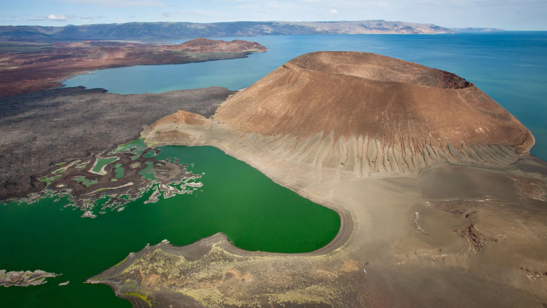 Imagen del lago Turkana donde se encontraron los restos Imagen del lago Turkana donde se encontraron los restos
