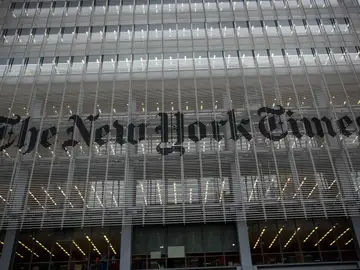 Fachada del periódico 'The New York Times' Fachada del periódico 'The New York Times'