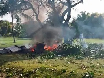 Accidente de avioneta en la República Dominicana Accidente de avioneta en la República Dominicana