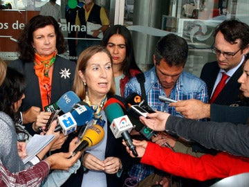 La ministra de Fomento, Ana Pastor, en el Centro de Coordinación de Salvamento de Las Palmas