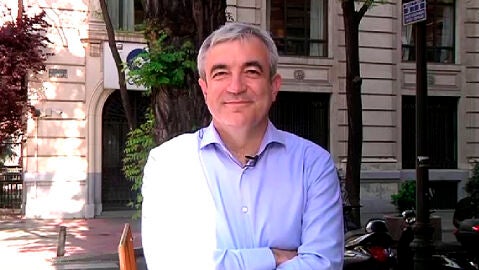 Luis Garicano, coordinador econ&oacute;mico de Ciudadanos, en una entrevista en Espejo P&uacute;blico