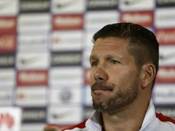 Diego Simeone, en rueda de prensa Diego Simeone, en rueda de prensa