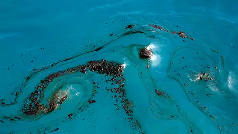 Mancha de fuel en la costa de Gran Canaria Mancha de fuel en la costa de Gran Canaria