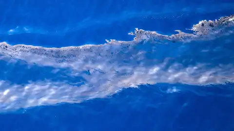 Imagen del vertido de fuel cerca de Canarias Imagen del vertido de fuel cerca de Canarias