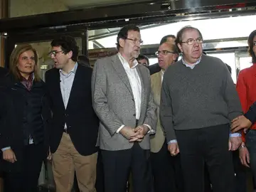 Rajoy, en un acto en Salamanca Rajoy, en un acto en Salamanca