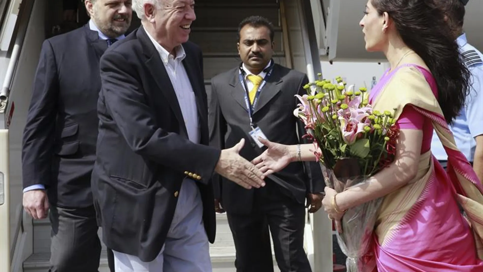 El titular de Exteriores, José Manuel García-Margallo, durante su visita a la India El titular de Exteriores, José Manuel García-Margallo, durante su visita a la India