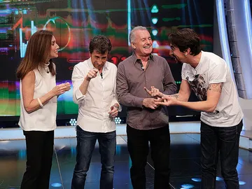 Ana Belén, Víctor Manuel, Pablo Motos y Marron en El Hormiguero 3.0 Ana Belén, Víctor Manuel, Pablo Motos y Marron en El Hormiguero 3.0