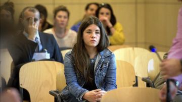 La etarra Ohiana Mardaras durante el juicio en la Sala de lo Penal de la Audiencia Nacional