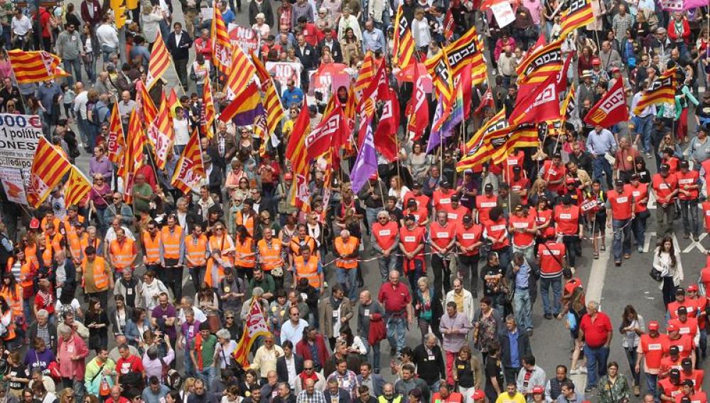 Manifestación en Barcelona