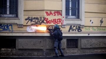 Enfrentamientos en Milán
